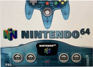 Nintendo 64 Console, Ice Blue, Boxed