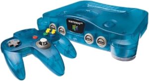 Nintendo 64 Console, Ice Blue, Unboxed