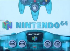 Nintendo 64 Console, Ice Blue W/Expansion Pak, Boxed