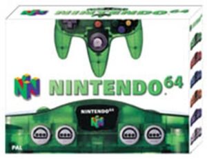 Nintendo 64 Console, Jungle Green W/Expansion Pak, Boxed