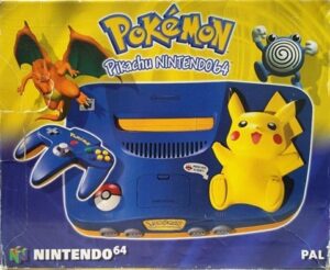 Nintendo 64 Console, Pikachu Blue, Boxed