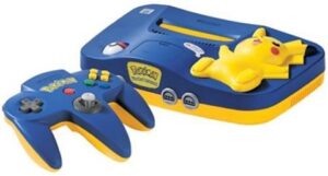 Nintendo 64 Console, Pikachu Blue W/Expansion Pak, Unboxed