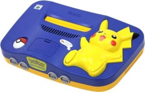 Nintendo 64 Console, Pikachu Blue W/Expansion Pak, Discounted