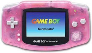 Game Boy Advance Console, Clear Pink, Unboxed