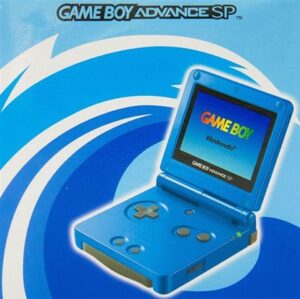 Game Boy Advance SP AGS-101 Console, Surf Blue, Boxed