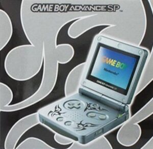 Game Boy Advance SP AGS-101 Console, Tribal Silver, Boxed