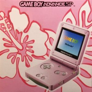 Game Boy Advance SP AGS-001 Console, Pearl Pink, Boxed