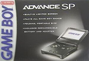 Game Boy Advance SP AGS-001 Console, Smooth Black, Boxed