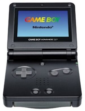 Game Boy Advance SP AGS-001 Console, Smooth Black, Discounted