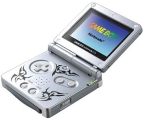 Game Boy Advance SP AGS-001 Console, Tribal Silver, Discounted