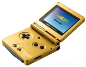 Game Boy Advance SP AGS-001 Console, Legend of Zelda Gold, Discounted
