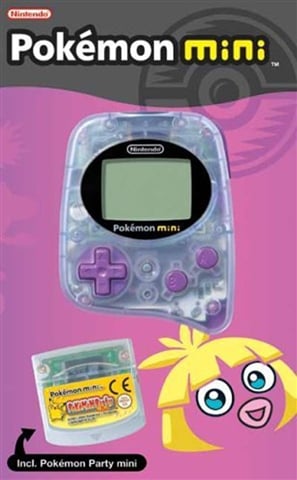 Pokemon mini Console (JP), Smoochum Purple, W/ Pokemon Party, Boxed