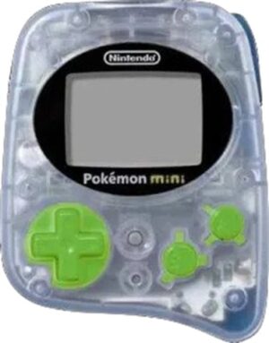 Pokemon mini Console (PAL), Chikorita Green, W/O Pokemon Party, Unboxed