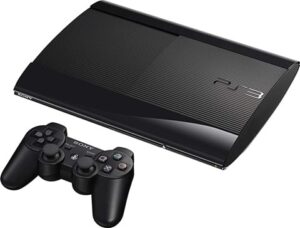 PS3 Super Slim Console, 500GB, Black, Discounted
