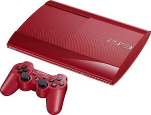 PS3 Super Slim Console, 500GB, Red, +1Pad Discounted