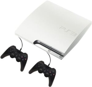 PS3 Slim Console, 320GB, White +2 Pads, Discounted