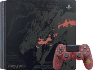 Playstation 4 Pro Console, 1TB Monster Hunter Black (No Game), Unboxed