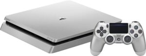 Playstation 4 Slim Console, 500GB Silver (With 1 Silver Pad), Unboxed