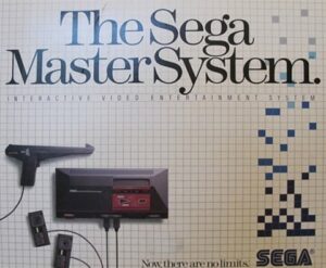 Sega Master System, (No Cart.) 2 Cont. W/Phaser, Boxed