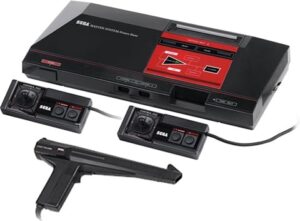Sega Master System, (No Cart.) 2 Cont. W/Phaser, Unboxed