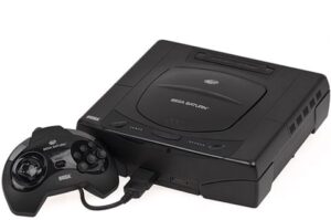 Sega Saturn Console, Model 1, Black, Unboxed