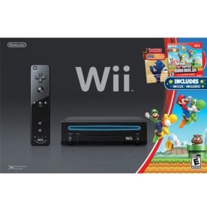 Wii Console, V2 Black (No Game), Boxed