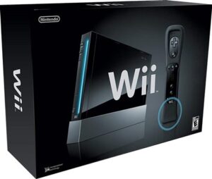 Wii Console, Black (No Game), Boxed