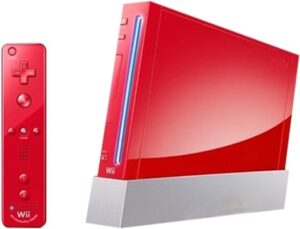 Wii Console, Red (No Game), Discounted