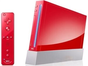 Wii Console, Red, W/ WiimotePlus (No Game), Boxed
