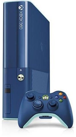 Xbox 360 "E" Console, 500GB, Blue SE, Discounted