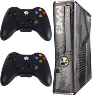 Xbox 360S (Slim) Console, Modern Warfare 3 Ed. +2Pad (No Game), Discounted