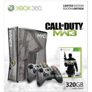 Xbox 360S (Slim) Console, Modern Warfare 3 Ed. +2Pad (No Game), Boxed