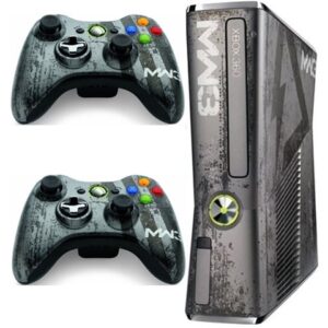 Xbox 360S (Slim) Console, Modern Warfare 3 Ed. +2Pad (No Game), Unboxed
