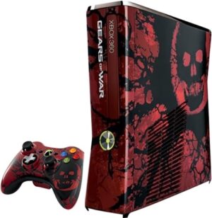 Xbox 360S (Slim) Console, Gears of War 3 Ed. +1Pad (No Game), Unboxed