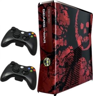 Xbox 360S (Slim) Console, Gears of War 3 Ed. +2Pad (No Game), Discounted