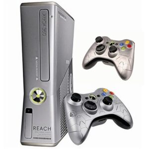 Xbox 360S (Slim) Console, 250GB, Halo Reach Ed. +2Pad(No Game), Unboxed