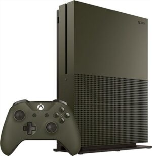Xbox One S Console, 1TB, Military Green (No Game), Unboxed