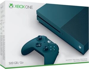 Xbox One S Console, 500GB, Deep Blue (No Game), Boxed