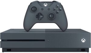 Xbox One S Console, 500GB, Storm Grey (No Game), Boxed