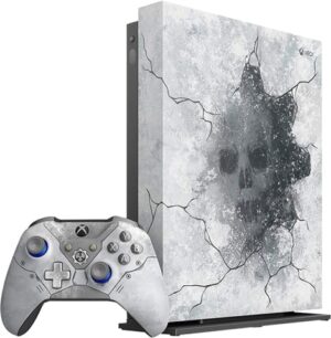 Xbox One X Console, 1TB, Gears 5 Ed. White/Grey (No Game), Unboxed