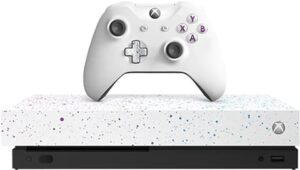 Xbox One X Console, Hyperspace Ed. White/Dots, Discounted