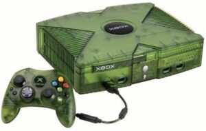 Xbox Console, Green Ltd. Ed. (With 2 Green Pads), Boxed