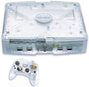 Xbox Console, Crystal Ltd. Ed. (With 1 Crystal Pad), Unboxed